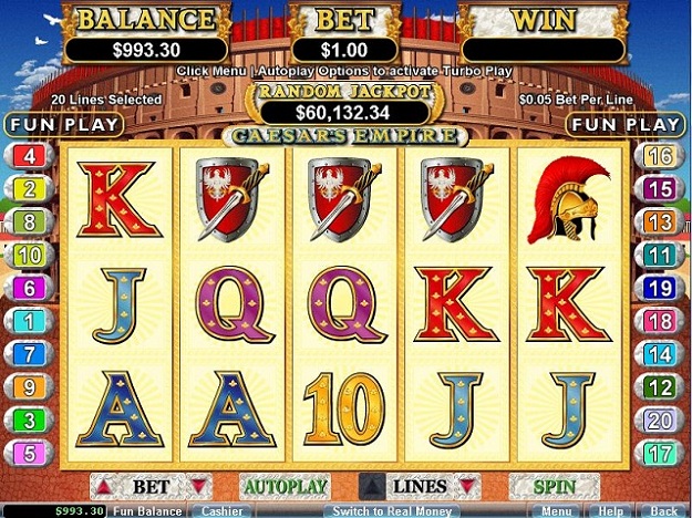 Caesars Empire Slot Machine