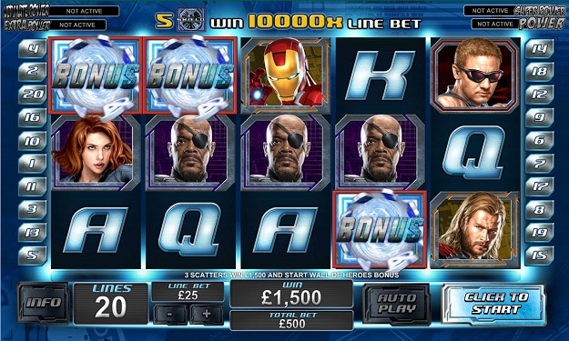 The Avengers Slot Machine
