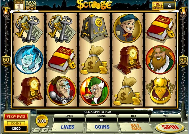 Scrooge Slot Machine