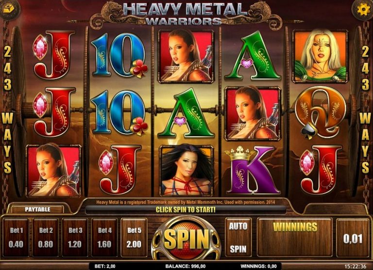 heavy metal online casino